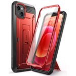 variatie Supcase 360 Backcase Hoes met Schermbescherming iPhone 13 – Rood