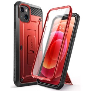SUPCASE 360° Backcase Hoes Met Schermbescherming iPhone 13 - Rood 1