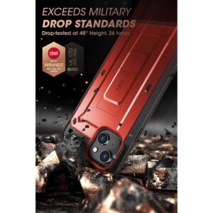 SUPCASE 360° Backcase Hoes Met Schermbescherming iPhone 13 - Rood 2