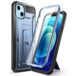 variatie Supcase 360 Hoesje met Ingebouwde Screen Protector iPhone 13 – Blauw