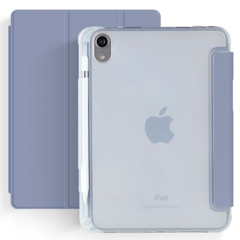 Shockproof Folio Case iPad Mini 7 / iPad mini 6 - 2024 / 2021 - Pencilhouder - Lavendel
