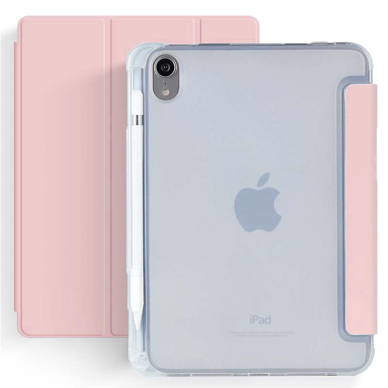 Shockproof Folio Case iPad Mini 7 / iPad mini 6 - 2024 / 2021 - Pencilhouder - Roze