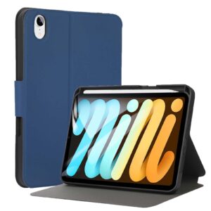 SmartCover Folio Case iPad Mini 6 (2021) - 8.3 inch - Pencilhouder - Donkerblauw 1