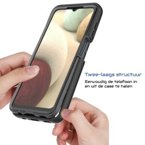 360° Backcase Hoesje Met Screen Saver Samsung Galaxy A12 4
