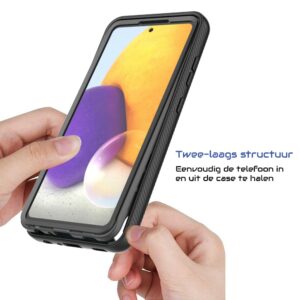 360° Backcase Hoesje Met Screen Saver Samsung Galaxy A72 4