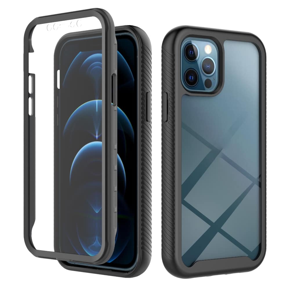 360 Backcase Hoesje met Glas iPhone 12 Pro - 12