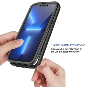 360° Backcase Hoesje Met Screen Saver iPhone 13 Pro Max 4