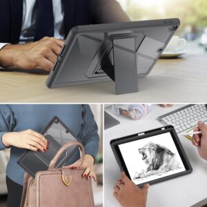 360° Full Cover Case iPad 10.2 inch - Pencil Houder - Zwart 6