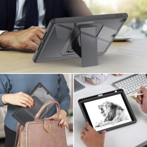 360° Full Cover Case iPad 10.2 inch - Pencil Houder - Zwart 6