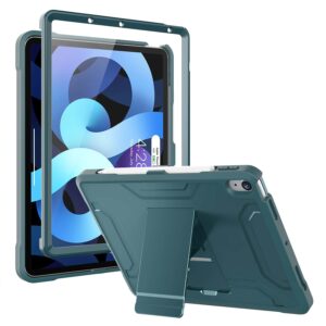 360° Full Cover Case iPad Air 4 - 10.9 inch - Pencil Houder - Groen 1