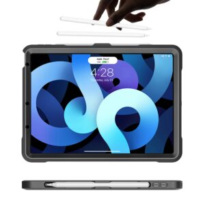 360° Full Cover Case iPad Air 4 - 10.9 inch - Pencil Houder - Zwart 5