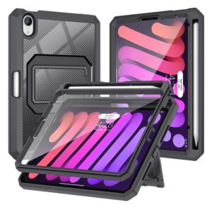 360 Full Cover Case iPad Mini 6 2021 – Penhouder – Zwart