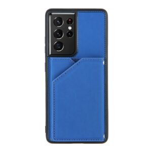 Backcover Wallet Hoesje Samsung Galaxy S21 Ultra - Blauw 2