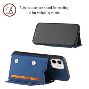 Backcover Wallet Hoesje iPhone - Blauw 3