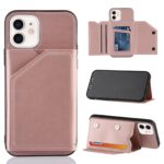 variatie Backcover Wallet Hoesje iPhone 11 – Rosegoud