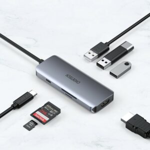 Choetech 7in1 Multifunctioneel USB Type C HUB 3