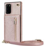 Solidenz Fashion Wallet Hoesje met Koord Samsung Galaxy S20 FE – Rosegoud - 1
