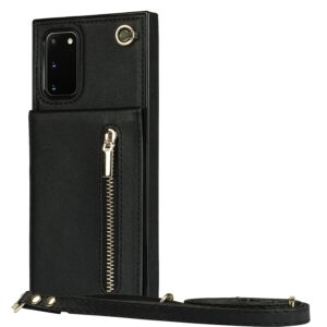 FONU Fashion Wallet Hoesje Met Koord Samsung Galaxy S20 FE (Fan-Edition) - Zwart 2