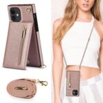 Solidenz Fashion Wallet Hoesje met Koord iPhone 11 - Rosegoud - 4