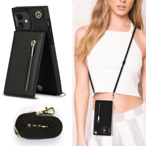 FONU Fashion Wallet Hoesje Met Koord iPhone - Zwart 3