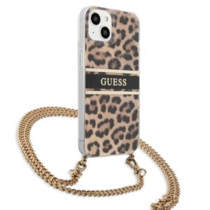 GUESS Luipaard Backcover Hoesje Met Koord iPhone 13 4