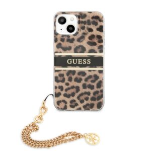 GUESS Luipaard Backcover Hoesje iPhone 13 3