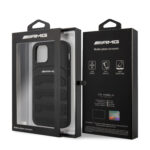 MERCEDES-AMG Leather Debossed Backcover Hoesje iPhone 12 8