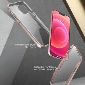 SUPCASE 360° Backcase UB Edge Met Screen Protector iPhone 13 - Peach 3