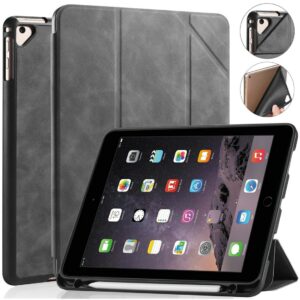 Smartcover Bookcase Hoes iPad 2017 (5e Gen) iPad 2018 (6e Gen) - 9.7 inch - Grijs 1