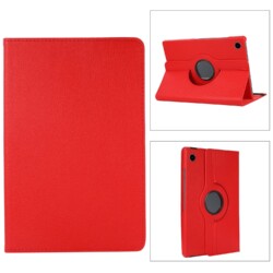 Samsung Galaxy Tab A8 Hoes - Tablet A8 Bookcase - Tab A8 Hoesje - Case Cover - 360 Draaibaar - Roterend Hoesje - Met Standaard - Rood