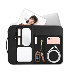 Alpha Dunne laptop sleeve - 14 inch - Zwart 3