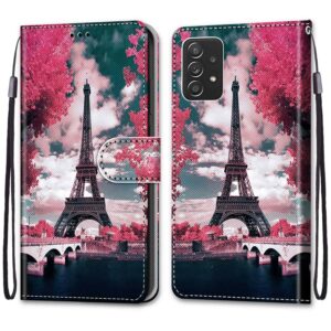 Boekmodel Hoesje Samsung Galaxy A53 - Eiffel Toren 2