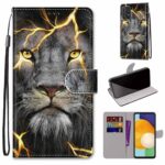 variatie Samsung Galaxy A33 5G hoesje – Boekmodel Leeuw