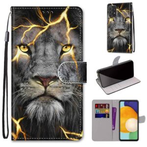 Boekmodel Hoesje Samsung Galaxy A53 – Leeuw