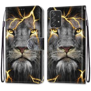 Boekmodel Hoesje Samsung Galaxy A53 - Leeuw 2