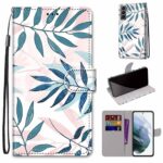 variatie Boekmodel Hoesje Samsung Galaxy S22 Plus – Bladeren