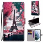 variatie Boekmodel Hoesje Samsung Galaxy S22 Plus – Eiffel Toren