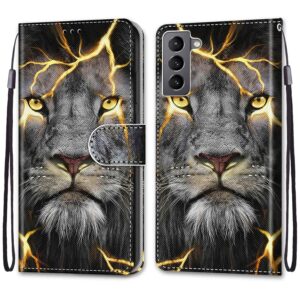Boekmodel Hoesje Samsung Galaxy S22 - Leeuw 2