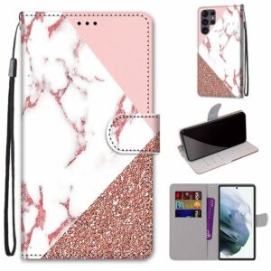 Boekmodel Hoesje Samsung Galaxy S22 Ultra – Marmer