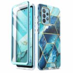 variatie Cosmo 360 Backcover Hoesje met Screen Protector Samsung Galaxy A52s – A52 – Ocean Blue