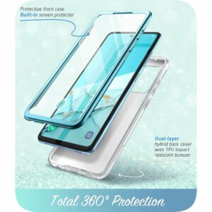 COSMO 360° Backcover Hoesje Met Screen Protector Samsung Galaxy A52 A52s - Ocean Blue 2