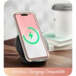 Cosmo 360 Backcover Hoesje met Screen Protector iPhone 13 Pro Max – Roze Vlinders - 5