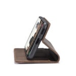 Caseme Retro Samsung S22 Plus Boekmodel hoesje - Donkerbruin - 3