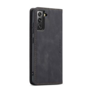 Caseme Retro Samsung Galaxy S22 Boekmodel hoesje - Zwart 3
