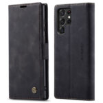 variatie Caseme Retro Samsung S22 Ultra Boekmodel hoesje – Zwart