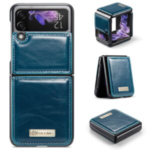 Caseme Samsung Galaxy Z Flip 3 hoesje - Blauw 1