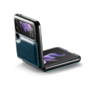 Caseme Samsung Galaxy Z Flip 3 hoesje - Blauw 4