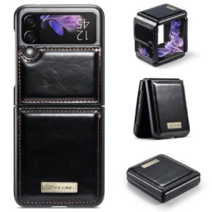 Caseme Samsung Galaxy Z Flip 3 hoesje - Zwart 1