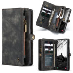 variatie Caseme Vintage Samsung S22 Plus Portemonnee hoesje – Zwart