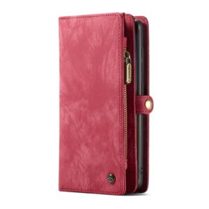 Caseme Vintage Samsung S22 Ultra Portemonnee hoesje - Rood 2